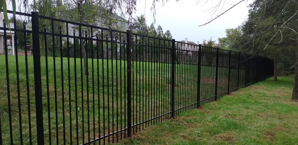 aluminum fence install metal black fence westminster md