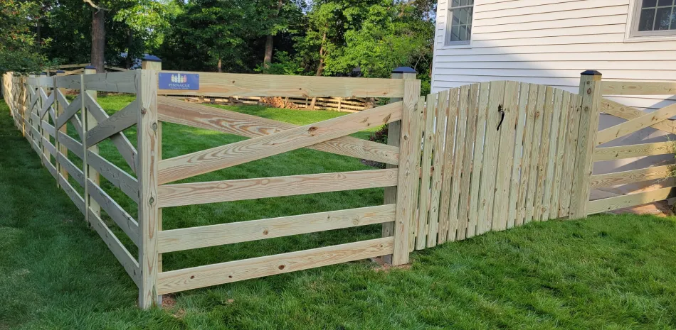 wood fence install high quality wooden fence woodsboro md
